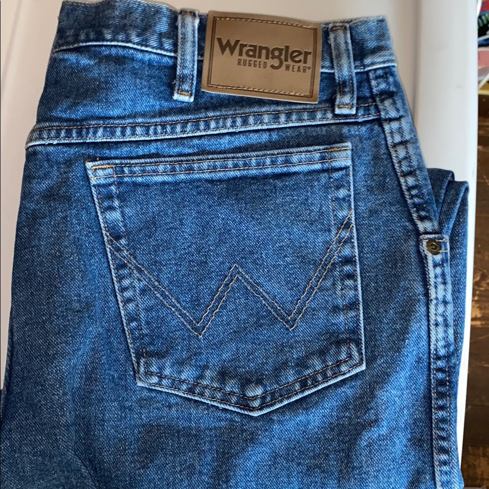 Wrangler Mens Blue Jeans